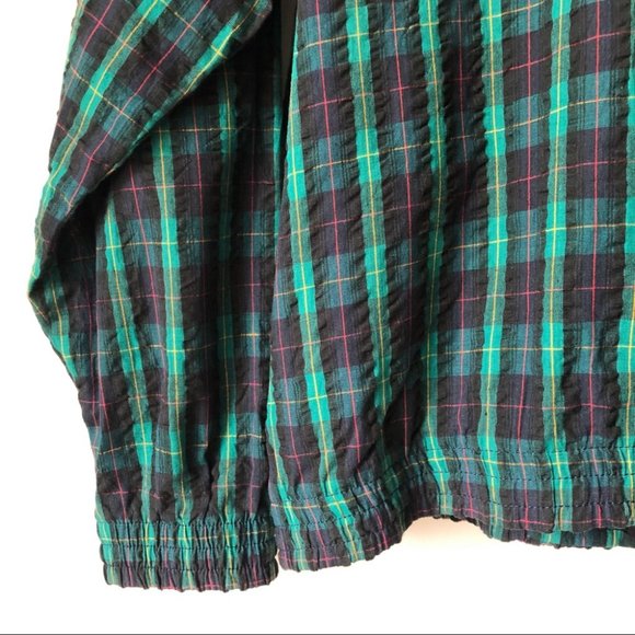 Vintage Orvis Plaid Zip Jacket Matching Pants Suit - Picture 6 of 14